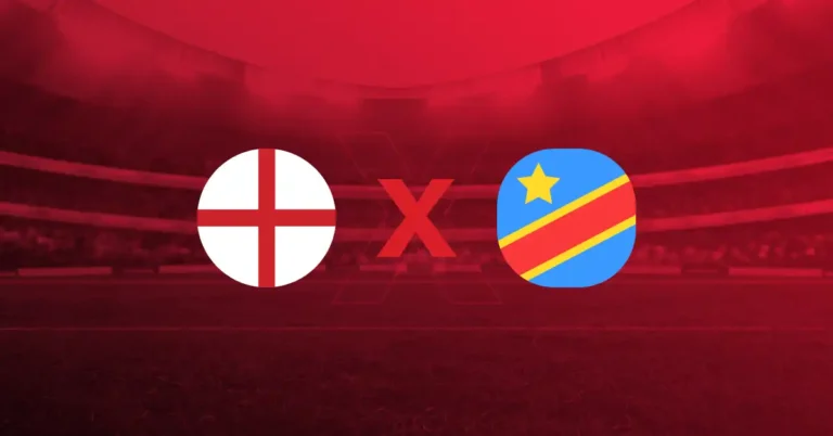 Inglaterra x RD Congo palpite