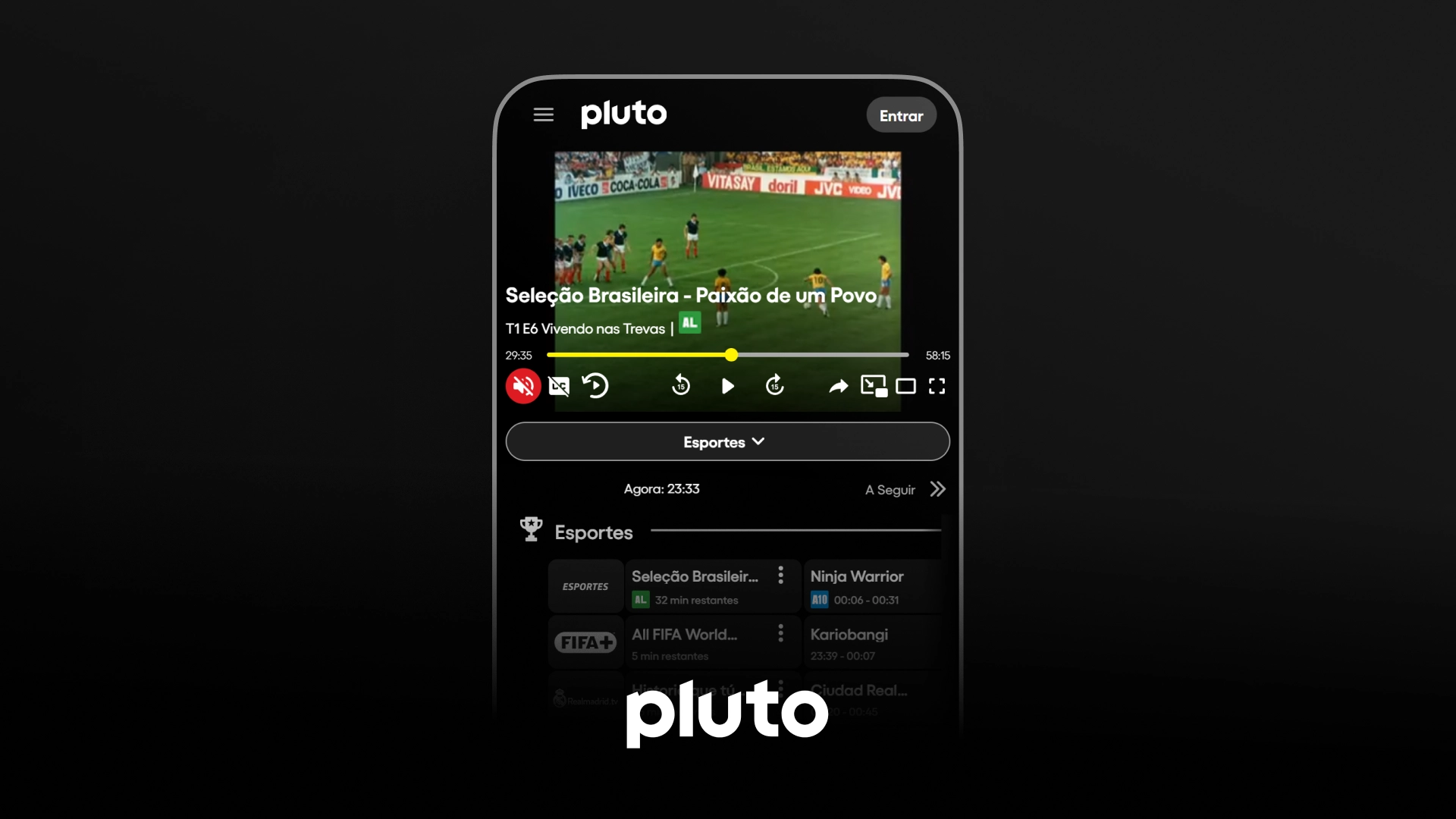 imagem Futebol ao Vivo Pluto TV