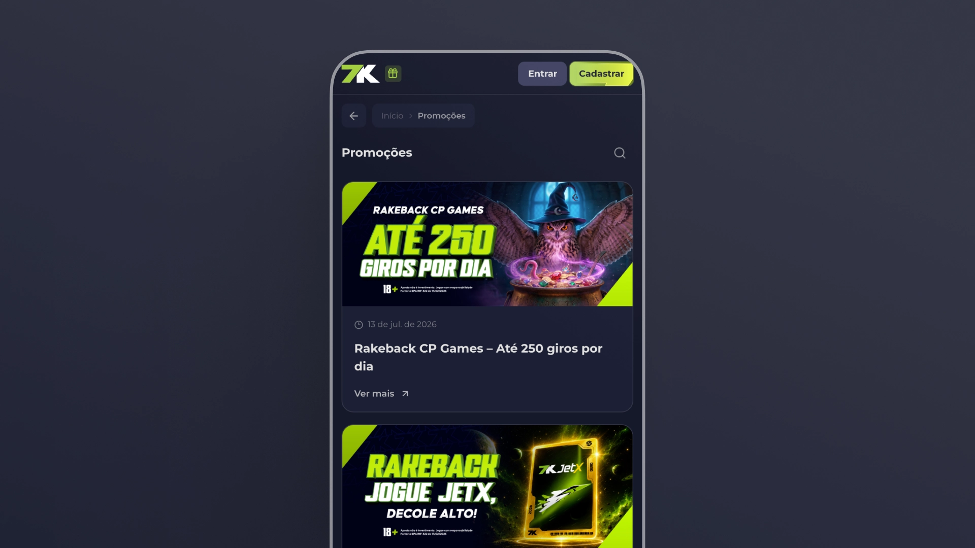 imagem bonus 7KBet