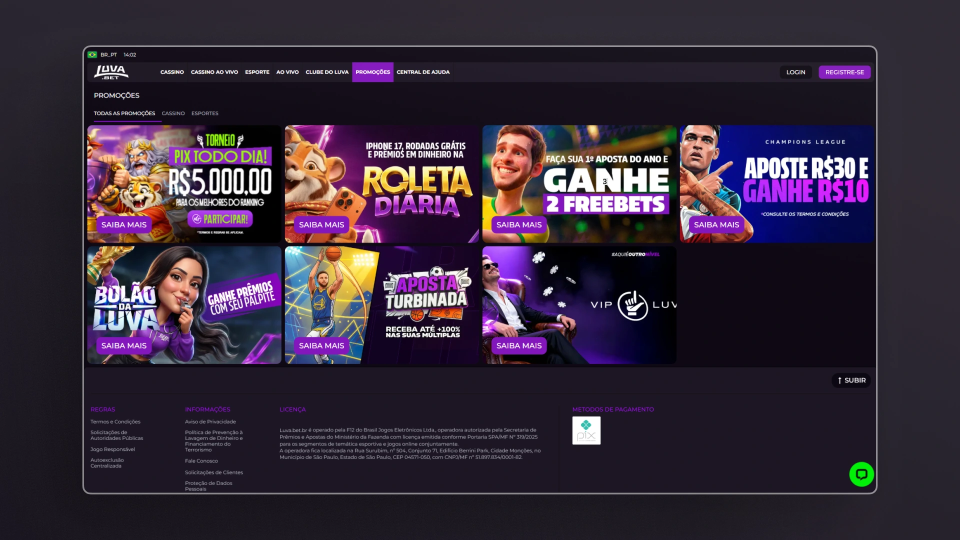 imagem bonus LuvaBet