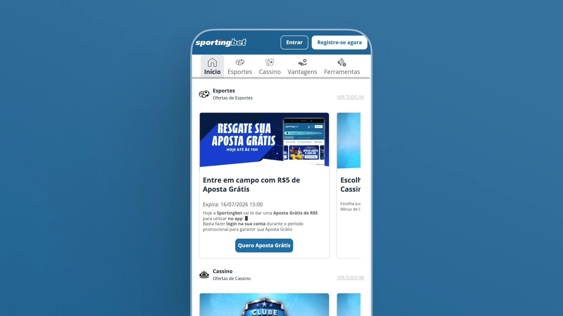imagem bonus Sportingbet