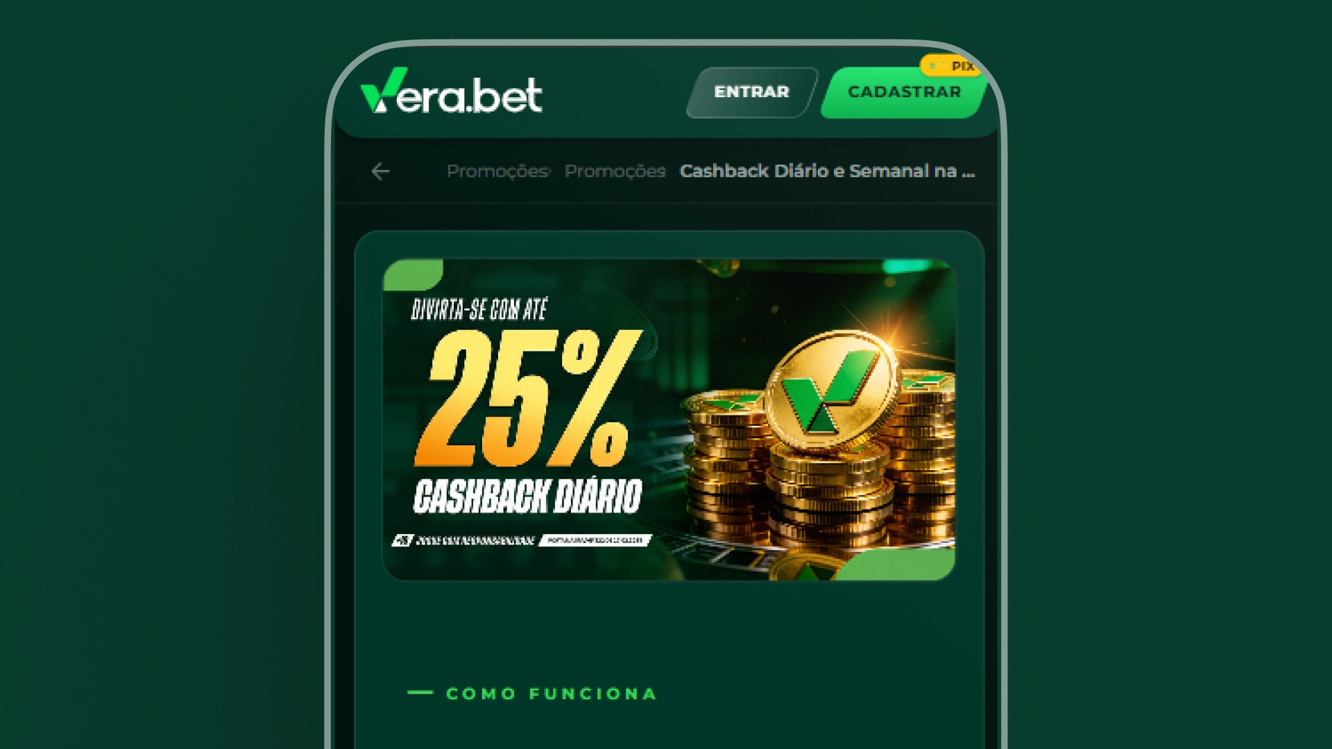 imagem bonus verabet cashback_diario
