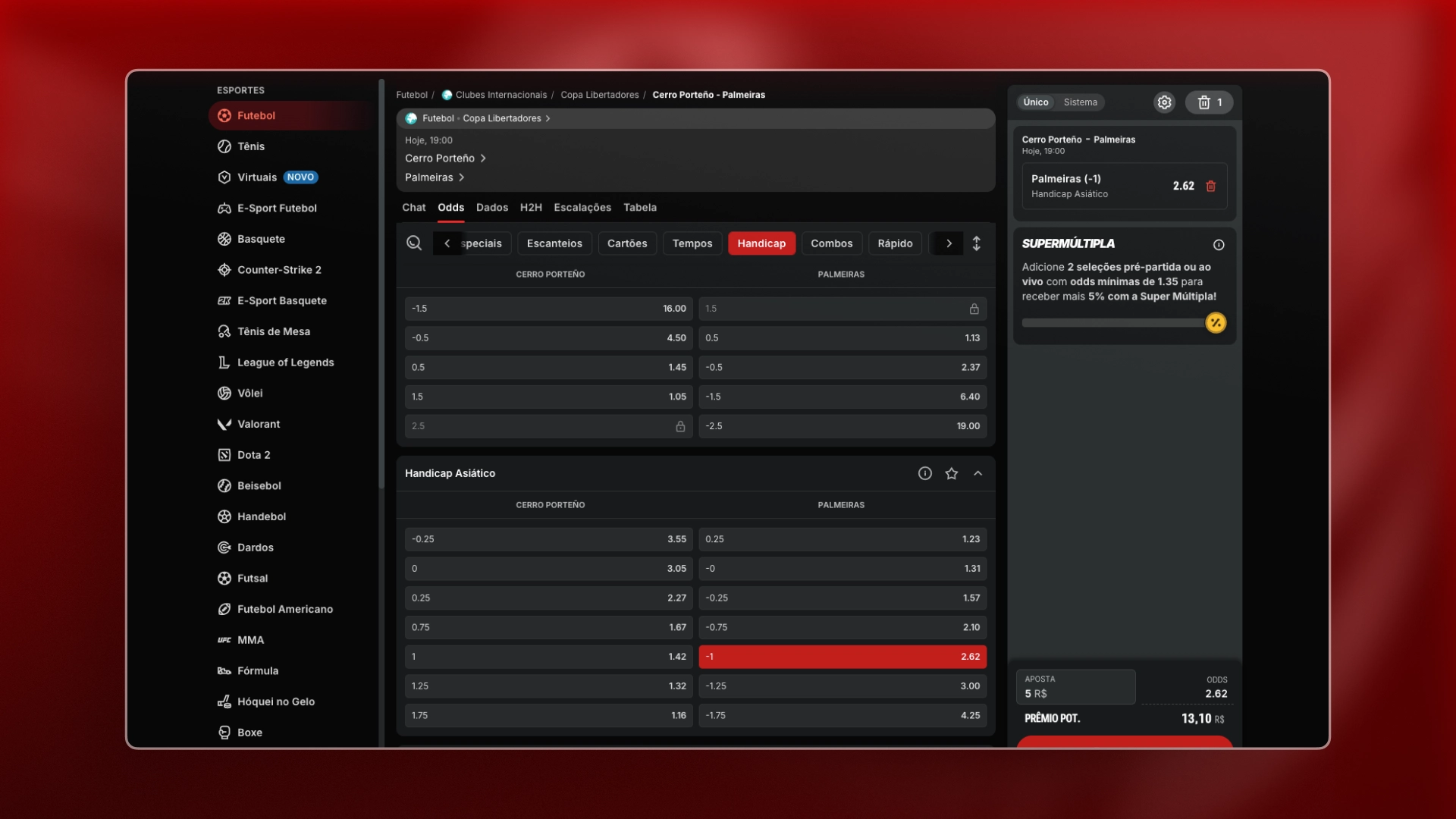 imagem captura Passo 4 Superbet