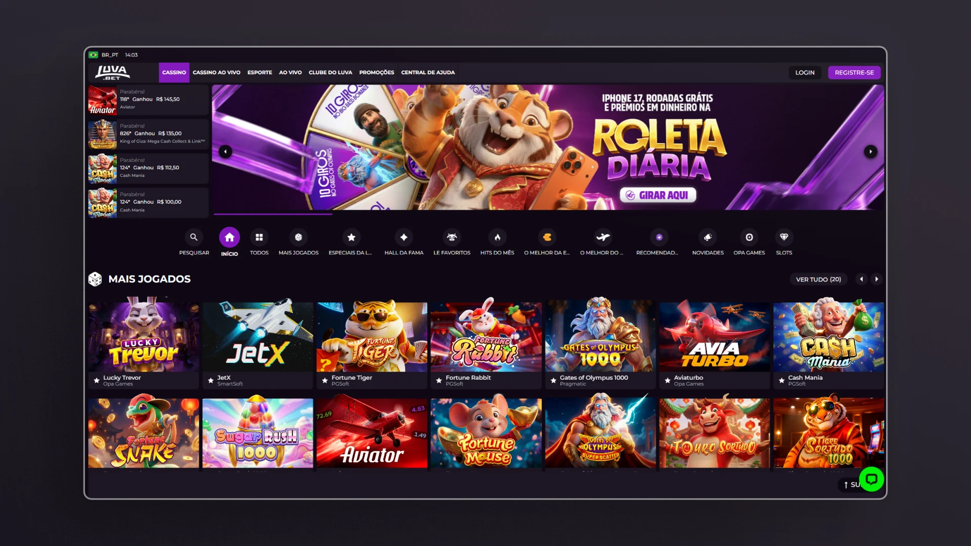 imagem home LuvaBet