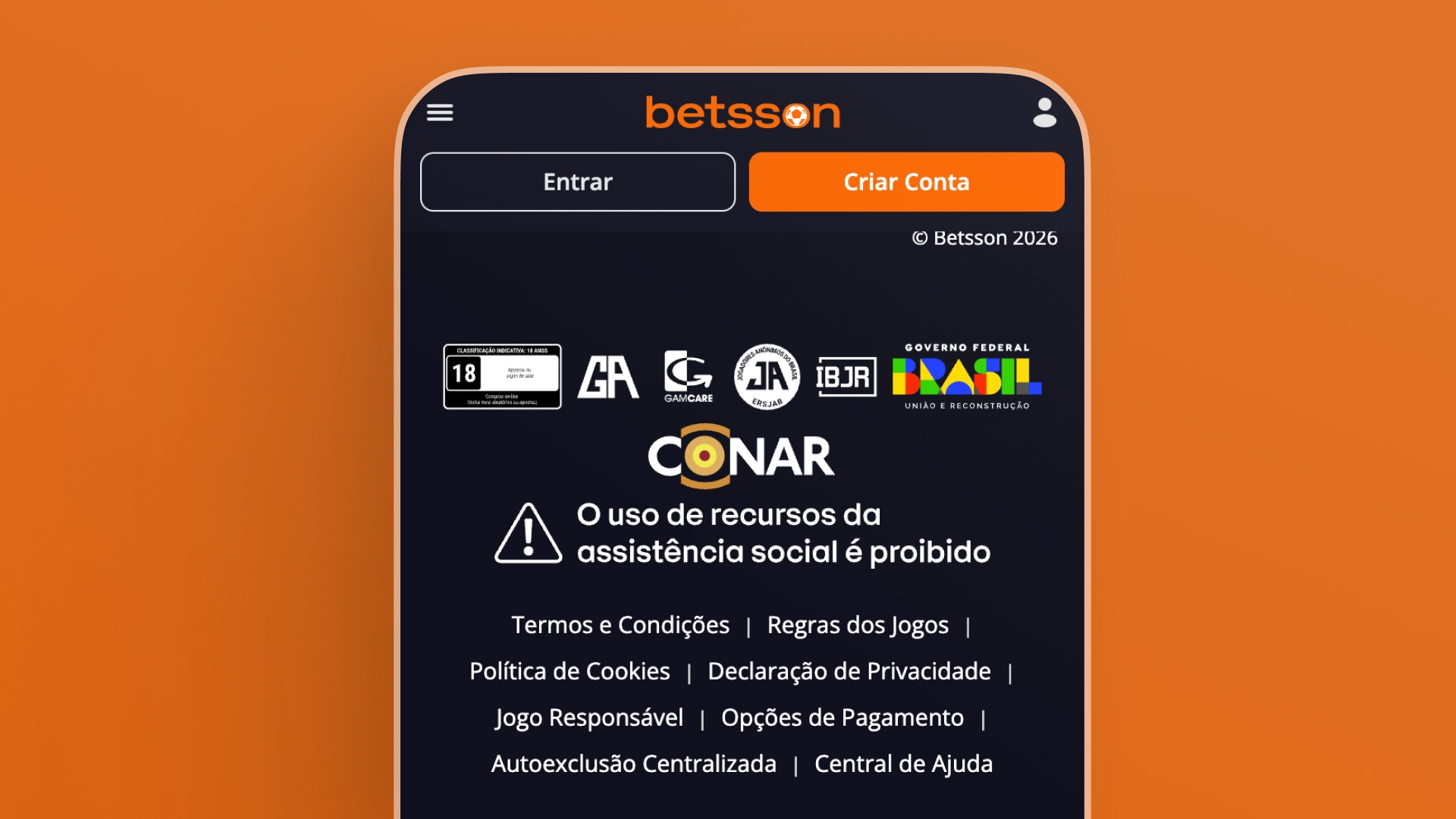 imagem licença Betsson