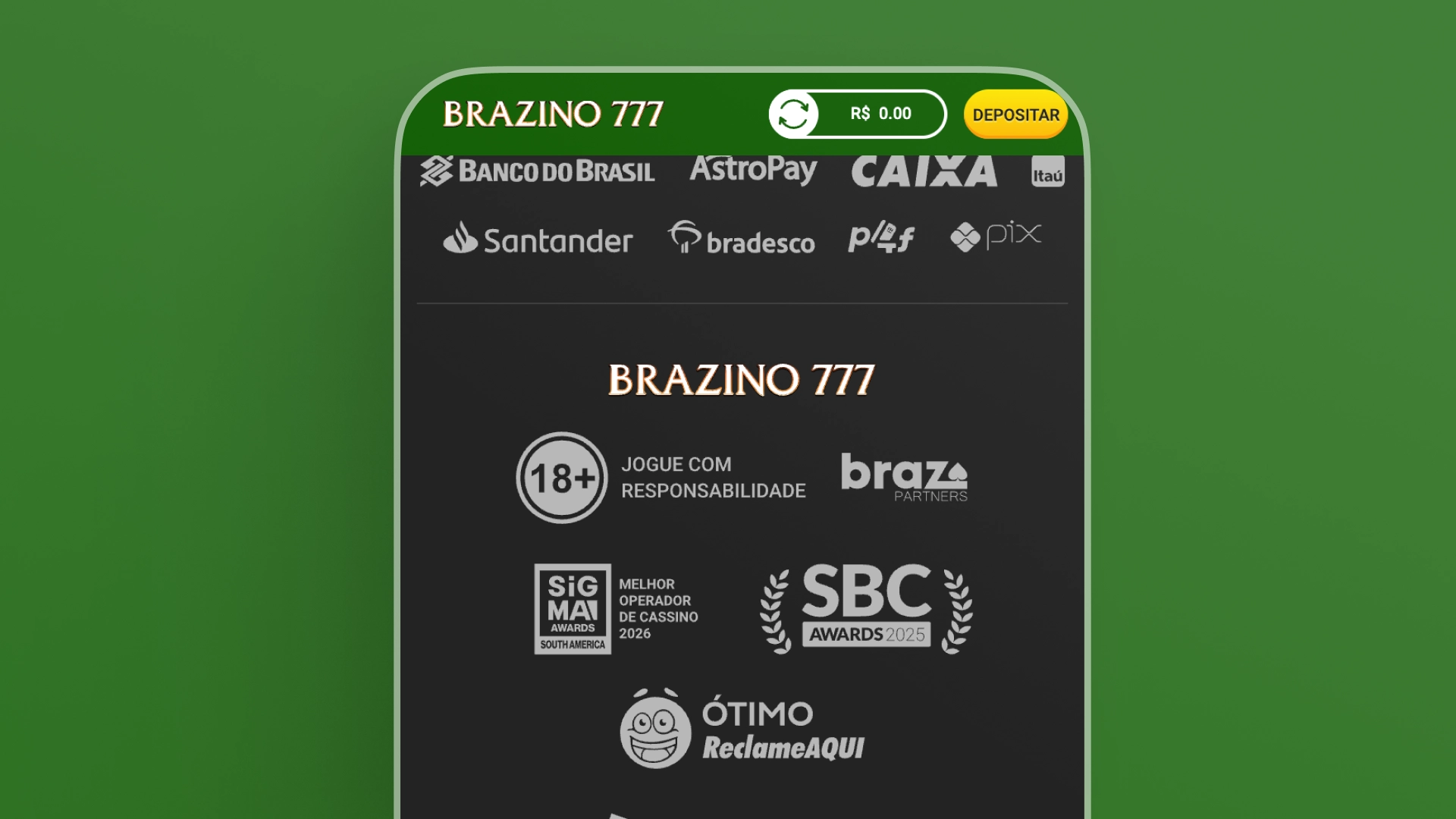 imagem licença Brazino777