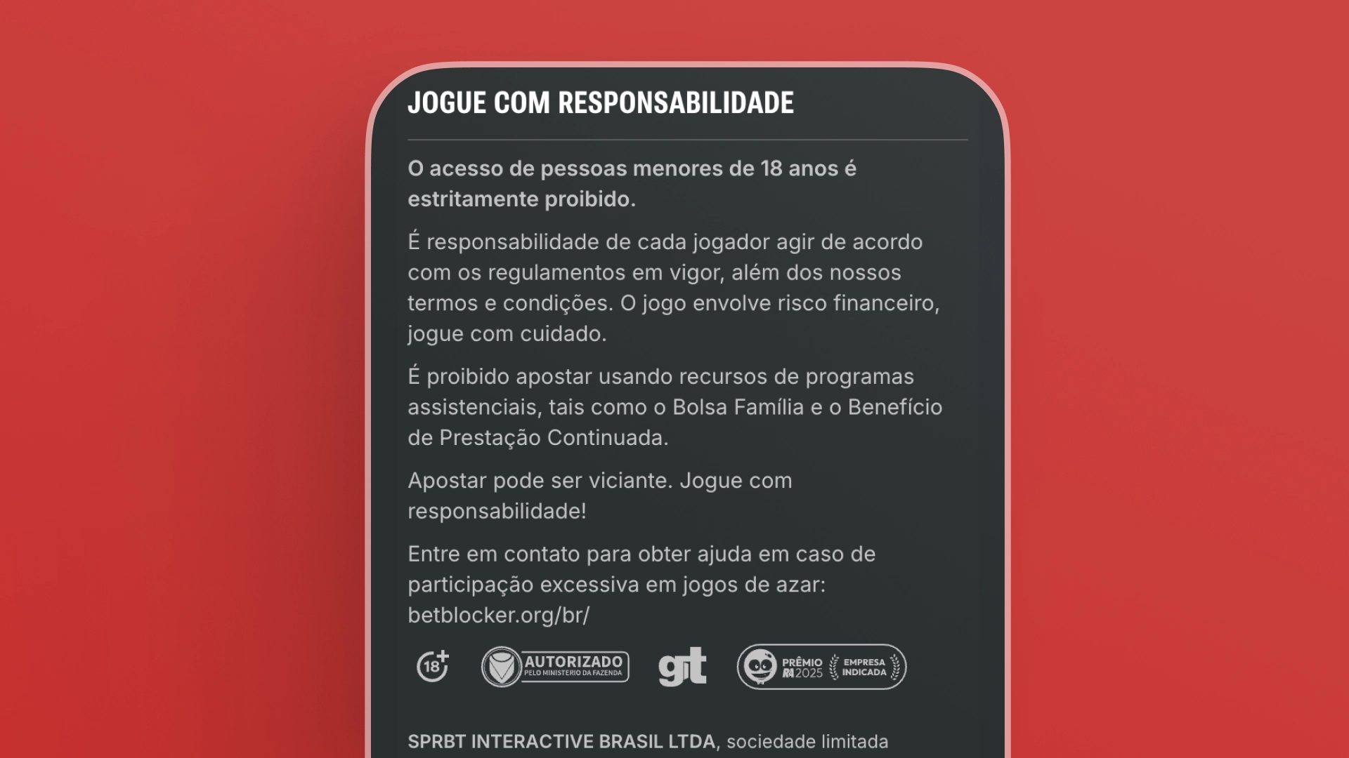 imagem licença Superbet